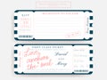 Nautical wedding vector design