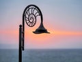 Nautilus Lamp At Sunrise Royalty Free Stock Photo