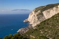 Navagio bay and Ship Wreck beach in summer. The most famous natural landmark of Zakynthos, Greek island Royalty Free Stock Photo