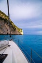 Navagio bay and Ship Wreck beach in summer. The most famous natural landmark of Zakynthos, Greek island Royalty Free Stock Photo