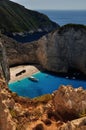 Navagio Beach with shipwreck, Zakynthos Island, Greece Royalty Free Stock Photo