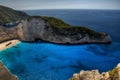 Navagio Beach view, Zakynthos Island, Greece