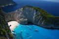 Navagio Beach in Zakynthos