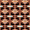 Navajo aztec textile inspiration pattern. Native american indian