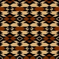 Navajo aztec textile inspiration pattern. Native american indian Royalty Free Stock Photo
