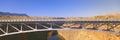 Navajo Bridge across Colorado River Royalty Free Stock Photo