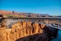 Navajo Bridge over Colorado River in Arizona Royalty Free Stock Photo