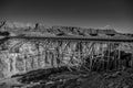 Navajo Bridge over Colorado River in Arizona Royalty Free Stock Photo