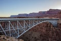 Navajo Bridge over the Colorado River in Marble Canyon Royalty Free Stock Photo