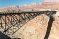 Navajo Bridge over the Colorado River. Royalty Free Stock Photo