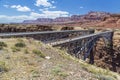 Navajo Bridges over the Colorado River Near Page Arizona USA Royalty Free Stock Photo