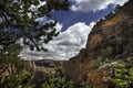 Navajo Canyon, Arizona, Dramatic Sky and Colors Royalty Free Stock Photo