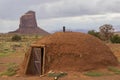 A Navajo Hogan at Monument Valley