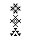 Navajo print, Aztec pattern, Tribal design, Native American Royalty Free Stock Photo