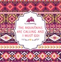 Navajo seamless colorful tribal pattern Royalty Free Stock Photo