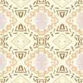 Navajo seamless pattern. Hand drawn ethnic background.