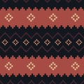 Navajo style seamless pattern, made in vector. Fabric, textile, cal geometric