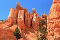 Bryce Canyon National Park with Hoodoos in Queens Garden, Southwest Desert Landscape, Utah Royalty Free Stock Photo