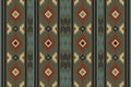 Navajo tribal vector seamless pattern. Native American ornament. Ethnic South Western decor style. Royalty Free Stock Photo