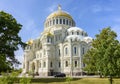 Naval cathedral of Saint Nicholas in Kronstadt, Saint Petersburg, Russia Royalty Free Stock Photo