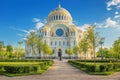 The Naval cathedral of Saint Nicholas in Kronstadt, Russia