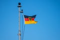 Naval ensign flag of Nerman navy frigate F222 Baden-WÃÂ¼rttemberg..