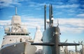 Naval fleet. Royalty Free Stock Photo