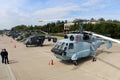 Naval Kamov Ka-31 91 RED standing at Kubinka air force base during Army-2015 forum