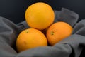 Naval Oranges in Bowl Royalty Free Stock Photo