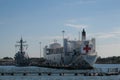 Naval Ships in Port Royalty Free Stock Photo