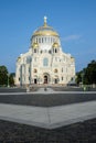 Naval St. Nicholas Cathedral in Kronstadt. Royalty Free Stock Photo