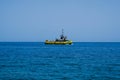 Naval unit of the Italian yellow fleet (maritime anti-pollution service) Royalty Free Stock Photo