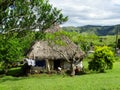 Fiji - traditional houses - bure at the Navala village