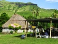 Fiji - traditional houses - bure at the Navala village