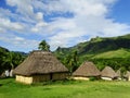 Fiji - traditional houses - bure at the Navala village