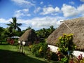 Fiji - traditional houses - bure at the Navala village