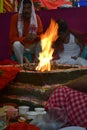 Navaratri hawan of godess