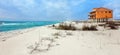 Navarre Beach on the Gulf of Mexico in Florida Royalty Free Stock Photo