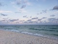 Navarre Beach large waves Royalty Free Stock Photo