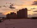 Navarre Beach sunset skyline Royalty Free Stock Photo