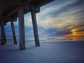Navarre, Florida Beach and Pier at Sunset