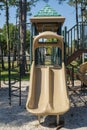 Navarre, Florida- Double wide slide on an outdoor playground
