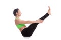 Navasana yoga Pose Royalty Free Stock Photo