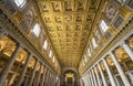 Nave Basilica Santa Maria Maggiore Rome Italy