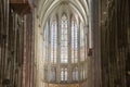 Nave of gothic Dom in Cologne Royalty Free Stock Photo