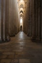 Nave lateral in AlcobaÃÂ§a Monastery Royalty Free Stock Photo