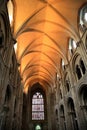 Nave roof, Priory church, Christchurch Royalty Free Stock Photo