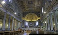 Nave of San Pietro in Vincoli, Rome Royalty Free Stock Photo