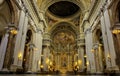 Nave of Sant Ignazio Loyola Royalty Free Stock Photo