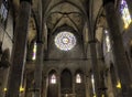 Nave of Santa Maria del Mar in HDR